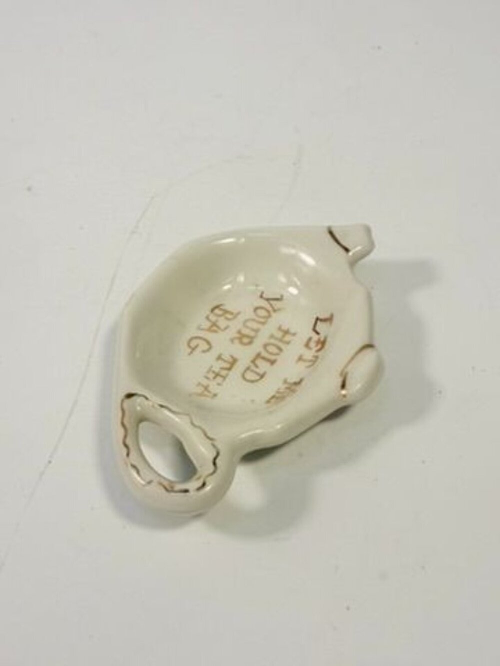 Tea Bag Holder Let me Hold your Tea Bag Lu Arts of California Ceramic Hand Paint - Picture 10 of 15